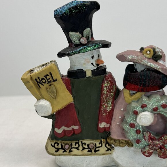 Kurt Adler Snowtown Snow Preacher and His Wife Holiday Figurine Christmas J8772 - Picture 3 of 16